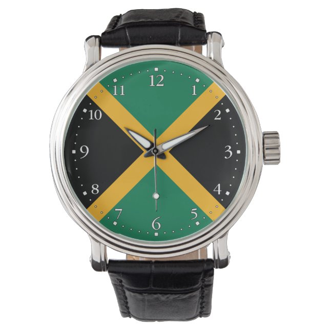 Montre Drapeau Jamaïque (devant)