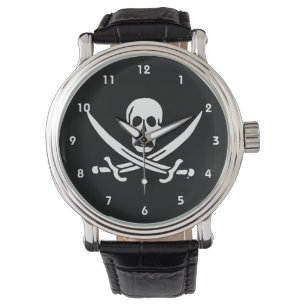 Montre Drapeau Jolly roger de pirate