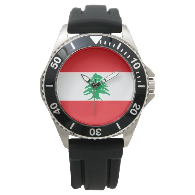 Montre Drapeau libanais (Drapeau libanais) (devant)