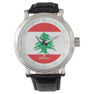 Montre Drapeau libanais & mode libanaise, arabe Non /desi