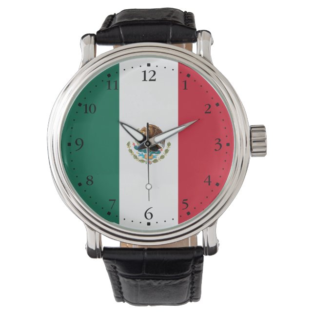 Montre Drapeau Mexicain (devant)
