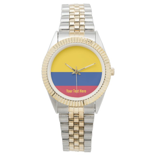 Montre Drapeau national de la Colombie (devant)