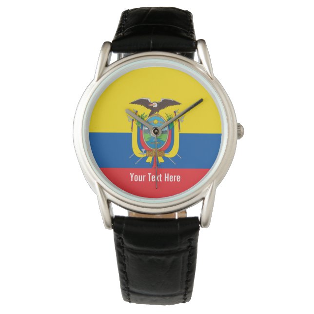Montre Drapeau national de l'Équateur (devant)