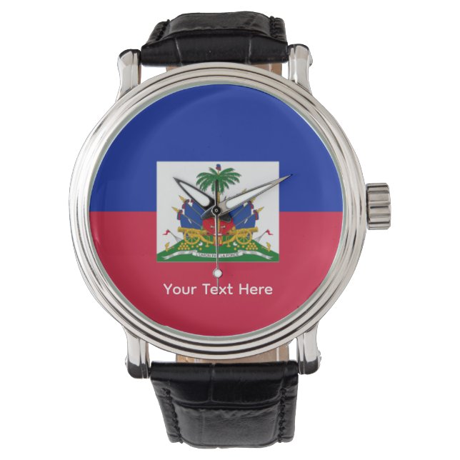 Montre Drapeau national d'Haïti (devant)