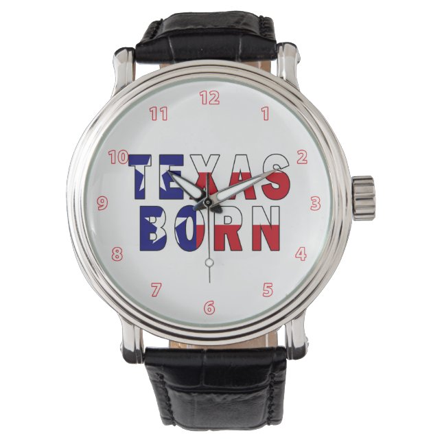 Montre Drapeau né au Texas (devant)