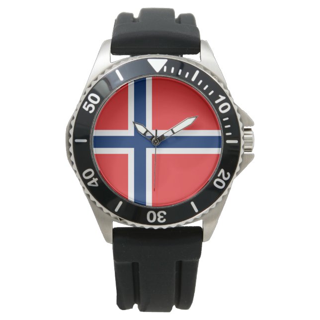 Montre Drapeau norvégien (Norvège) (devant)