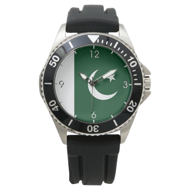 Montre Drapeau pakistanais (Pakistan) (devant)