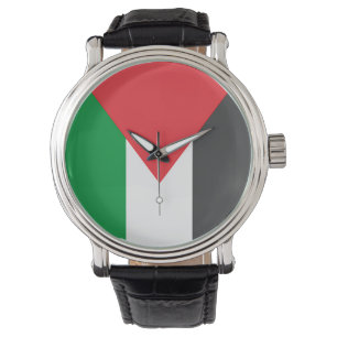 Montre Drapeau palestinien Libérez la Palestine customisé