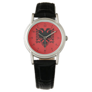 Montre Drapeau patriotique albanais