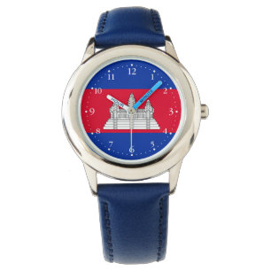 Montre Drapeau patriotique cambodgien