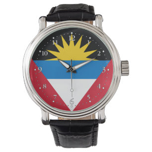 Montre Drapeau patriotique d'Antigua-et-Barbuda