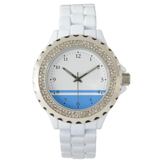 Montre Drapeau patriotique de la République de l'Altaï (devant)