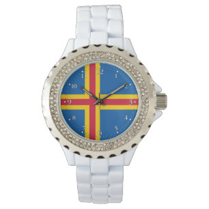 Montre Drapeau patriotique des îles Åland