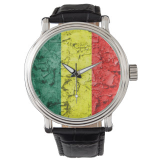 Montre Drapeau rasta vintage