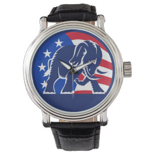 Montre Drapeau républicain d'éléphant