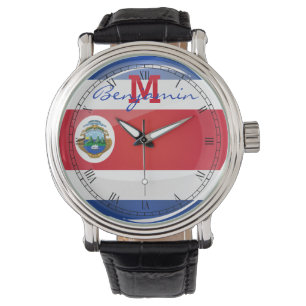 Montre Drapeau rond de Rican de côte
