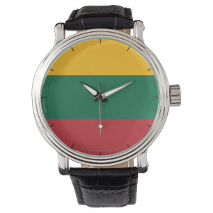 Montre Drapeau simple de la Lithuanie