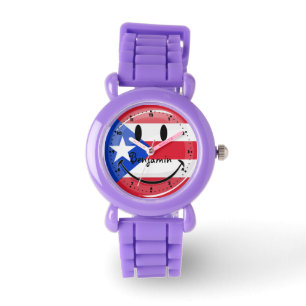 Montre Drapeau souriant de Porto Rico