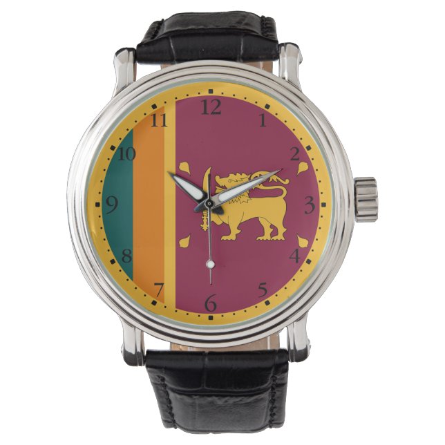 Montre Drapeau Sri Lanka (devant)