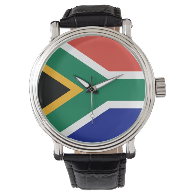 Montre drapeau sud-africain (devant)