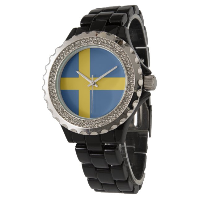 Montre Drapeau suédois (Incliné)