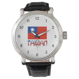 Montre Drapeau taïwanais et Taïwan