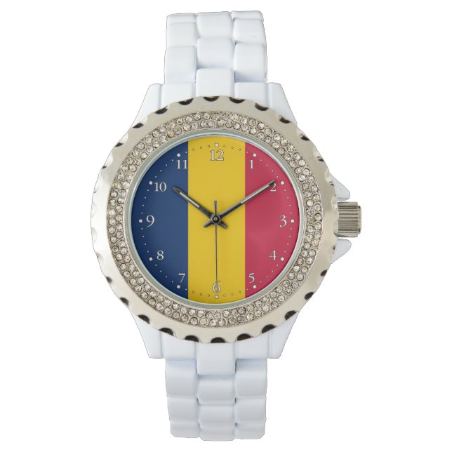 Montre Drapeau Tchad (devant)