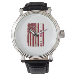 Montre Drapeau vertical vintage papa pompier
