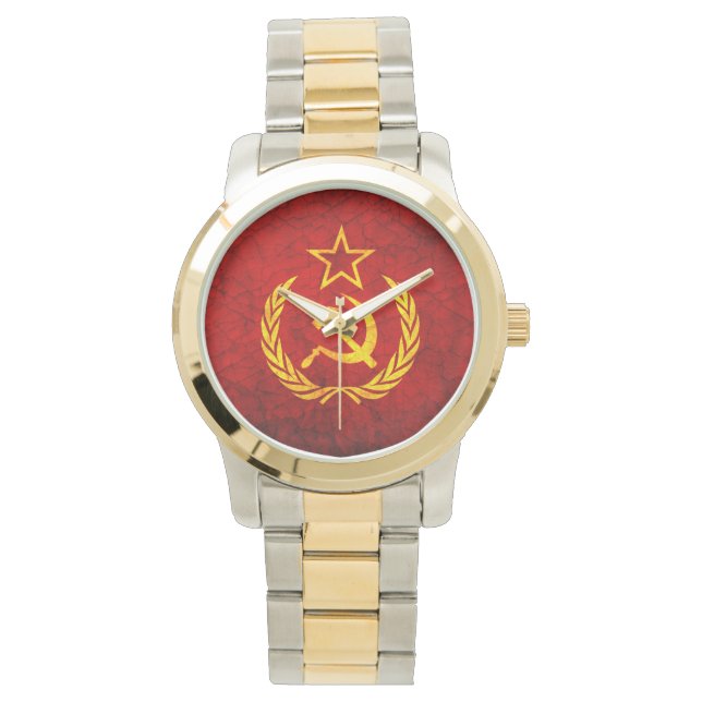 Montre Drapeau vintage CCCP (devant)