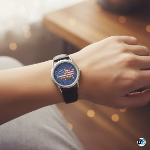 Montre Drapeau vintage Gold Turmp 2025 - Un hommage intem