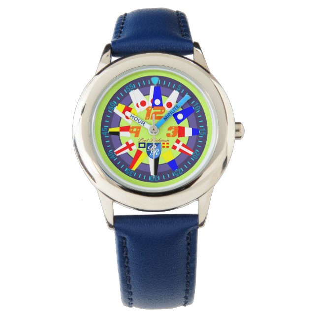 Montre Drapeaux de signalisation maritime Port Richman Vo (devant)