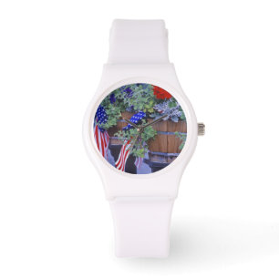 Montre Drapeaux et fleurs dans Philipsburg Montana
