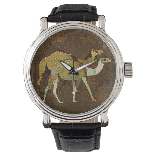 Montre Dreamy Camels Damask Watch (devant)