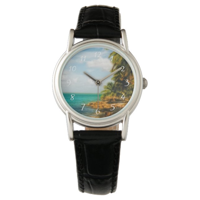 Montre Dreamy Tropical Beach (devant)