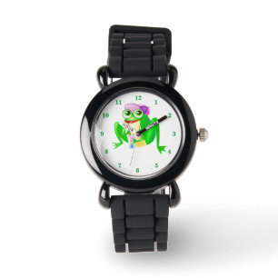 Montre drôle avec Happy Party Frog