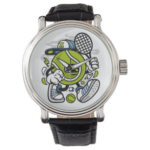 Montre Drôle Carton de balle de tennis Sport