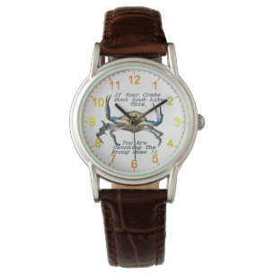 Montre Drôle Crabes, Femme Wristwatch