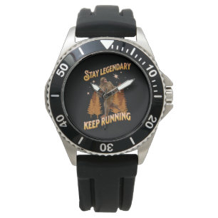Montre Drôle de motivation de course de Bigfoot