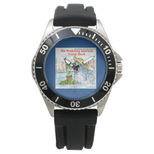 Montre drôle de Rick London Trump Requin