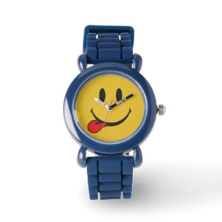 Montre Drôle et mignon Sticking hors langue Emoji