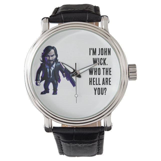Montre Drôle John Wick Baba yaga (devant)