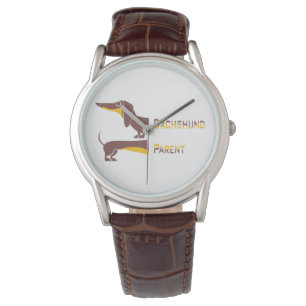 Montre Drôle mignon dachshund pour parent chien long