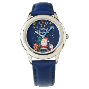 Montre Drôle Père Noël, Snowman, Reindeer Joyeux Noël