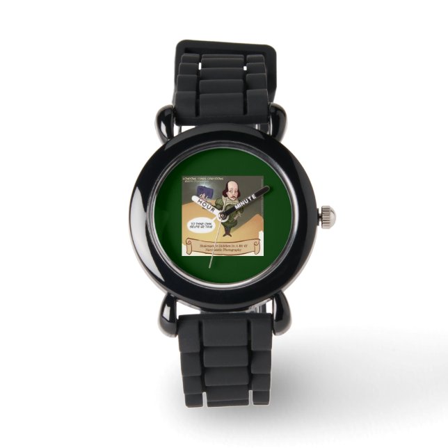 Montre drôle pour femmes avec selfie de Shakespear (Recto)