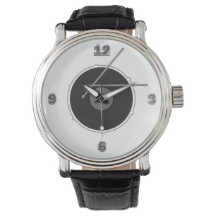 Montre Drum Black and White Rock Music Cool