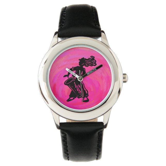 Montre Drum Boogie Nights New York Hot Pink (devant)