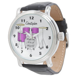 Montre Drums Design Ajouter un nom