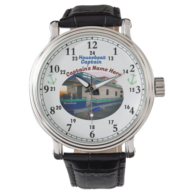 Montre du capitaine du bateau à domicile (devant)