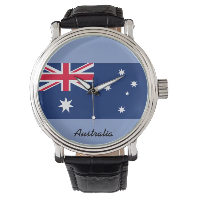 Montre du drapeau australien (devant)