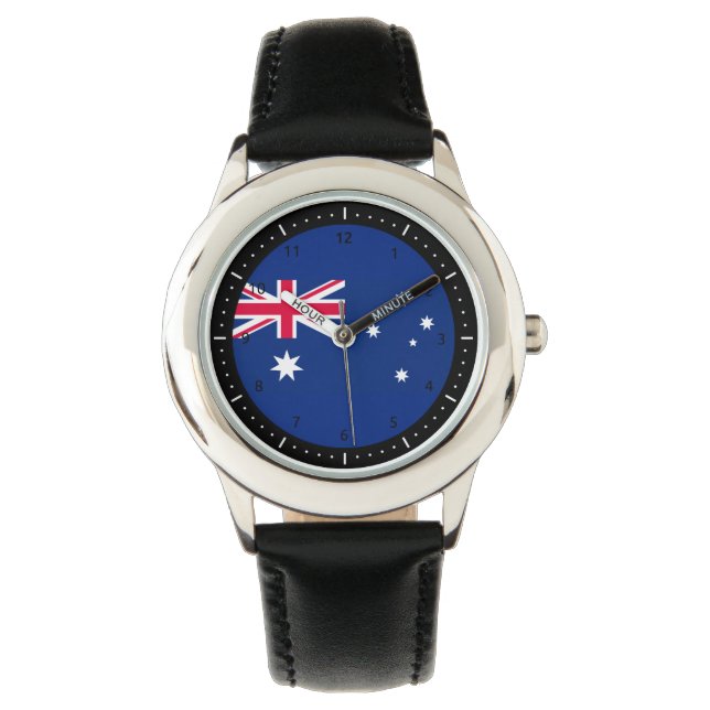 Montre du drapeau australien (devant)